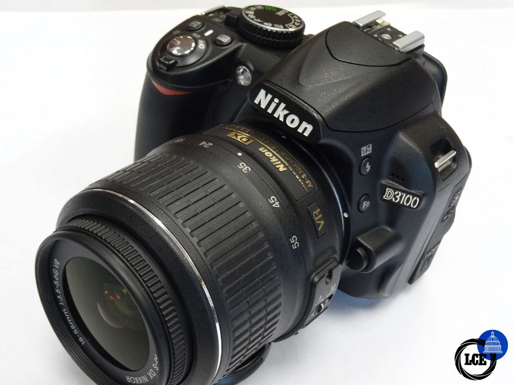 Nikon D3100 + 18-55mm *low shutter count*