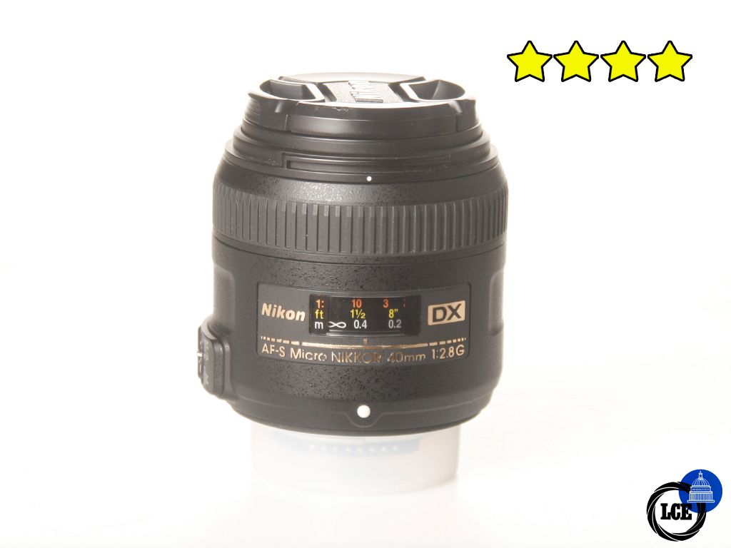 Nikon 40mm f/2.8G AF-S DX Micro (with Hood)