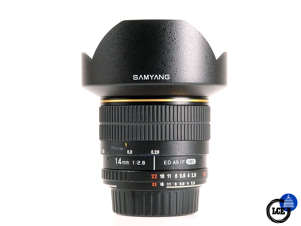 Samyang 14mm f2.8 ED ASA IF UMC Nikon F mount