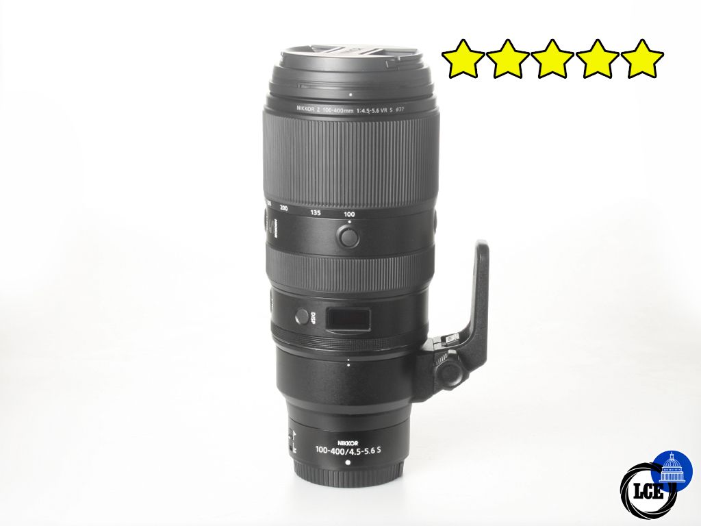 Nikon Z 100-400mm f/4.5-5.6 VR S (BOXED) with Hood