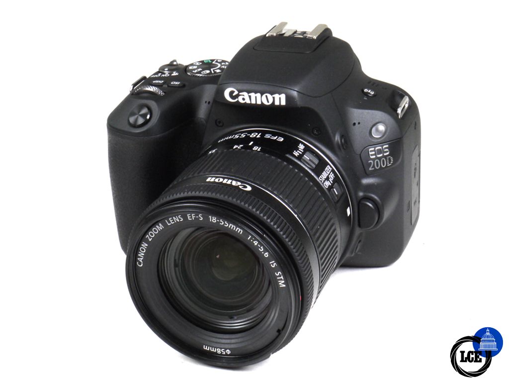 Canon EOS 200D + EF-S 18-55mm F3.5-5.6 IS STM - *1,950 Shutter Actuations*