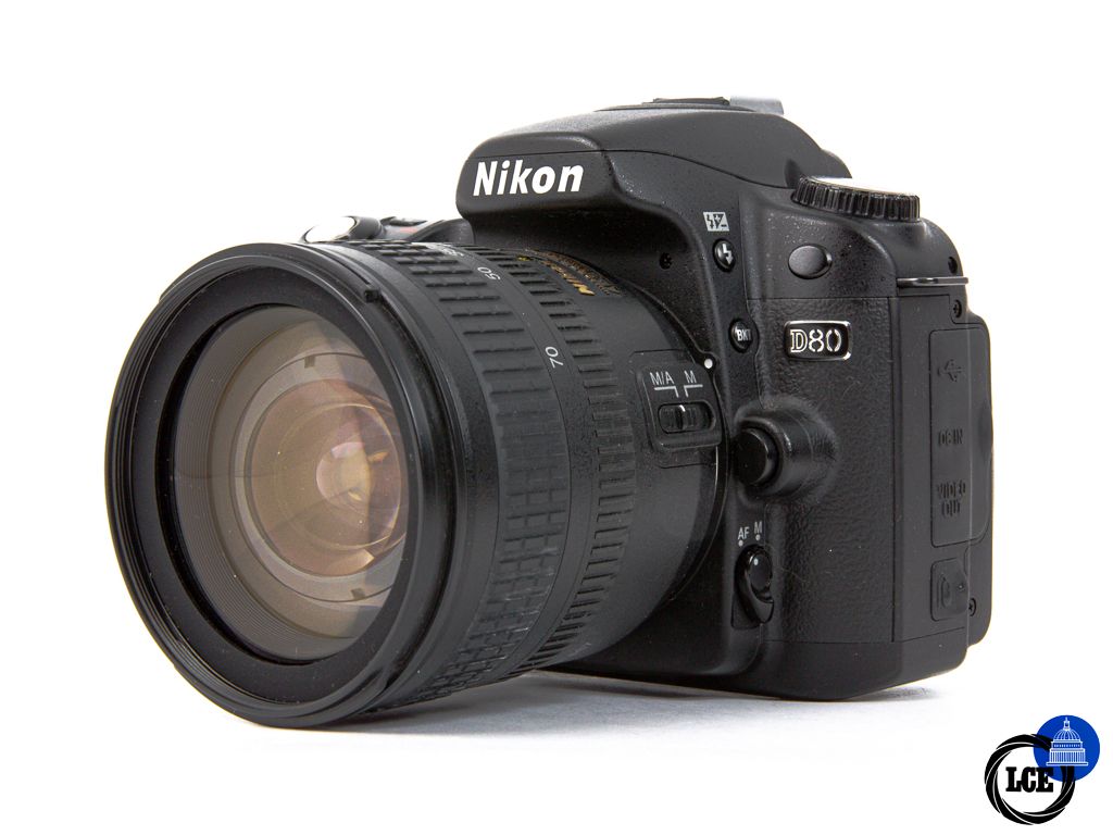 Nikon D80 + AF-S 18-70mm **8.5k Shutter Count**