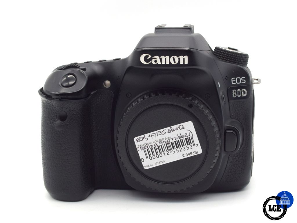 Canon 80D Body (47135 Actuations)