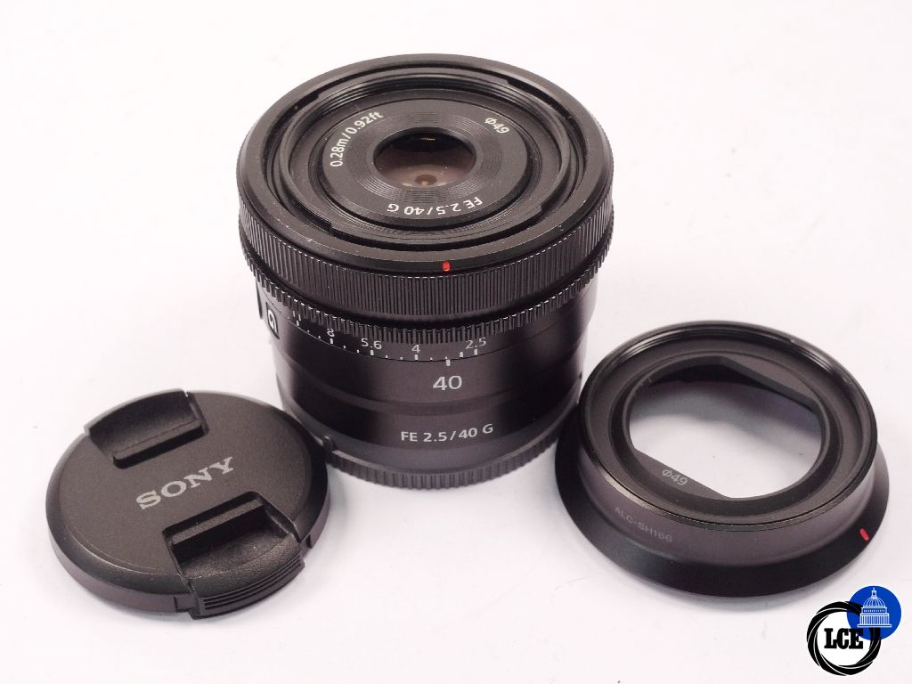 Sony FE 40mm f2.5 G 