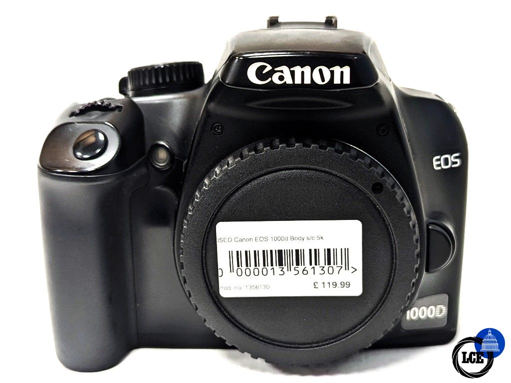 Canon EOS 1000D Body - Low 5k Shutter Count