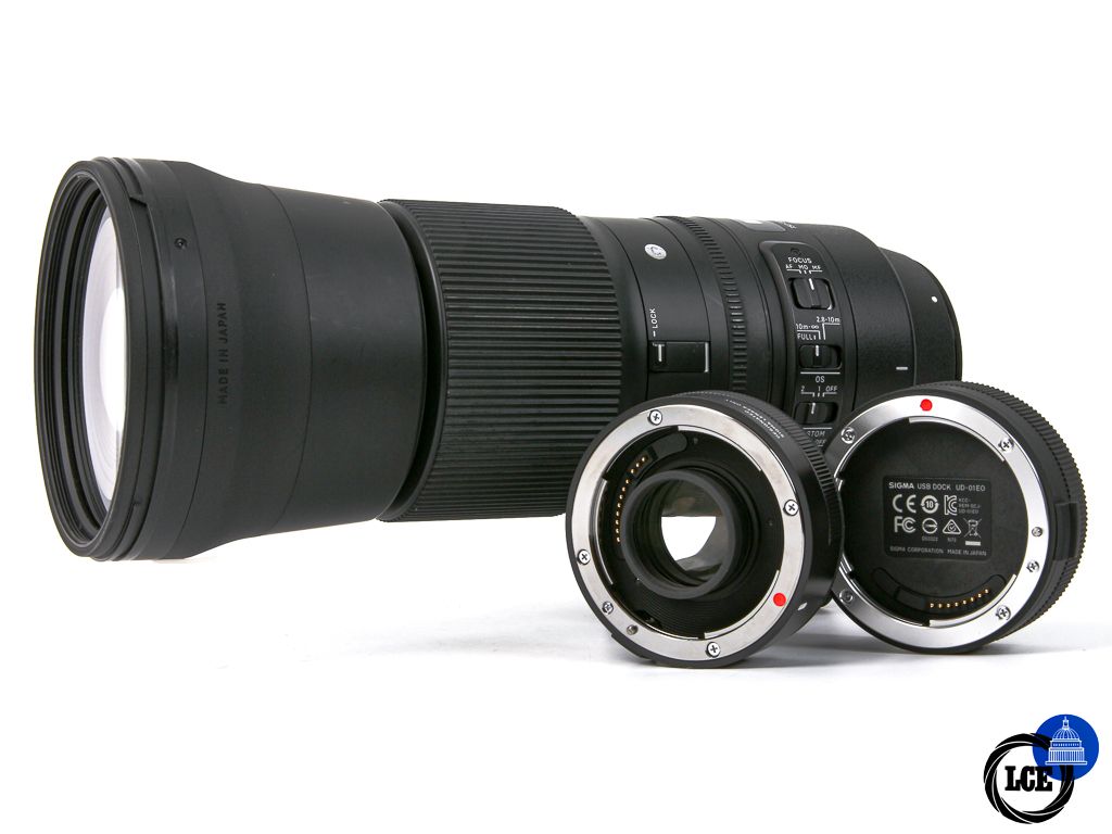 Sigma 150-600mm f5-6.3 DG OS 'C' + TC-1401 + USB Dock Canon EF Mount