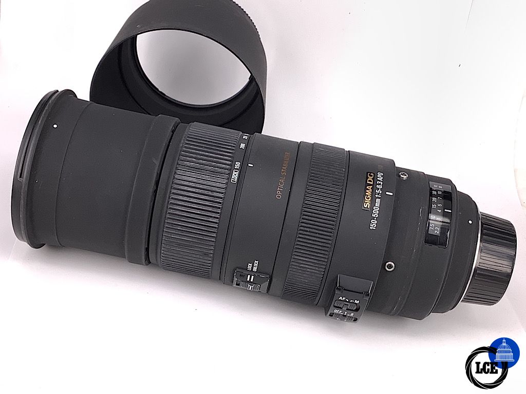 Sigma 150-500mm f5-6.3 APO HSM Nikon fit