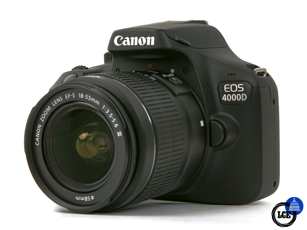 Canon EOS 4000D + 18-55mm III **1k Shutter Count**