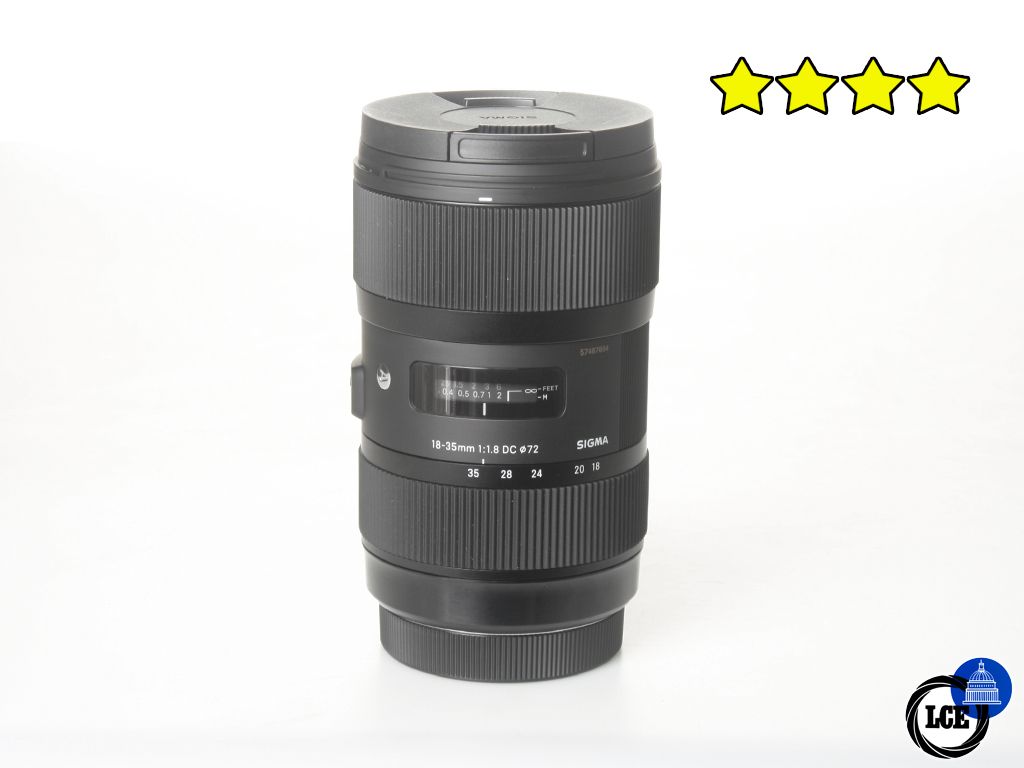 Sigma 18-35mm F1.8 DC HSM Art - Canon Fit (with Hood)