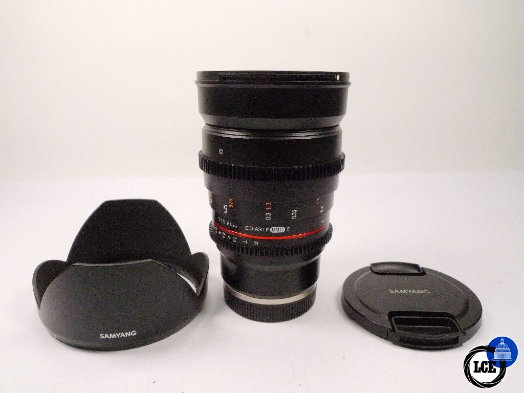 Samyang FE 24mm T1.5 ED AS IF UMC II (MF)