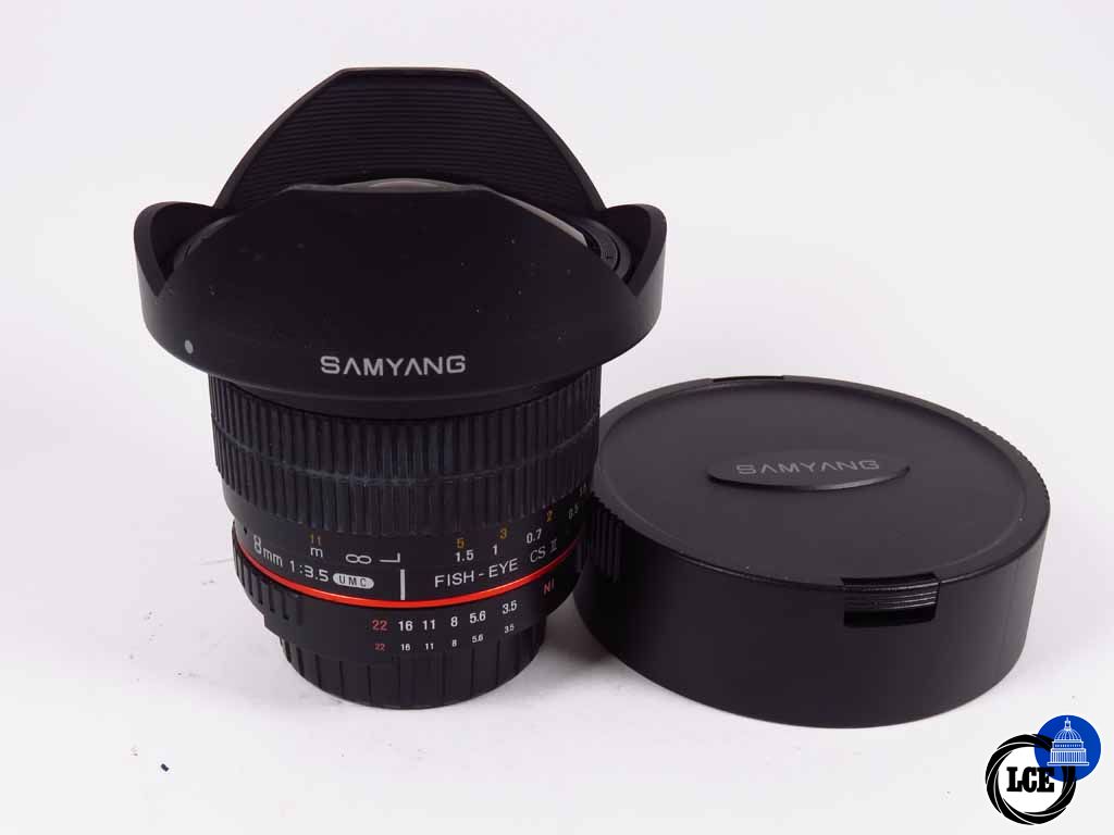 Samyang 8mm f3.5 Nikon Manual Focus