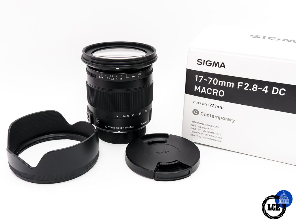 Sigma 17-70mm F2.8-4 DC Contemporary OS HSM * BOXED *