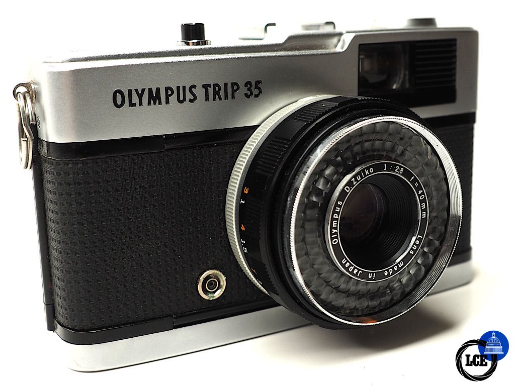 Olympus Trip 35 with case