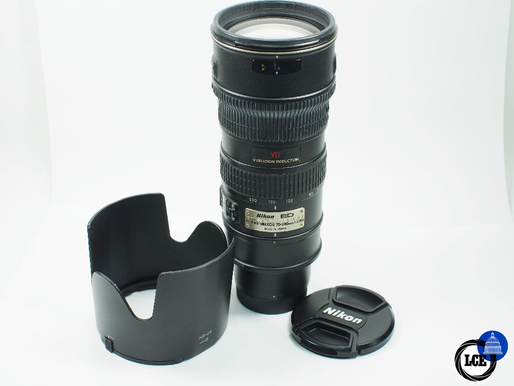 Nikon FX 70-200mm f2.8G AF-S VR ED