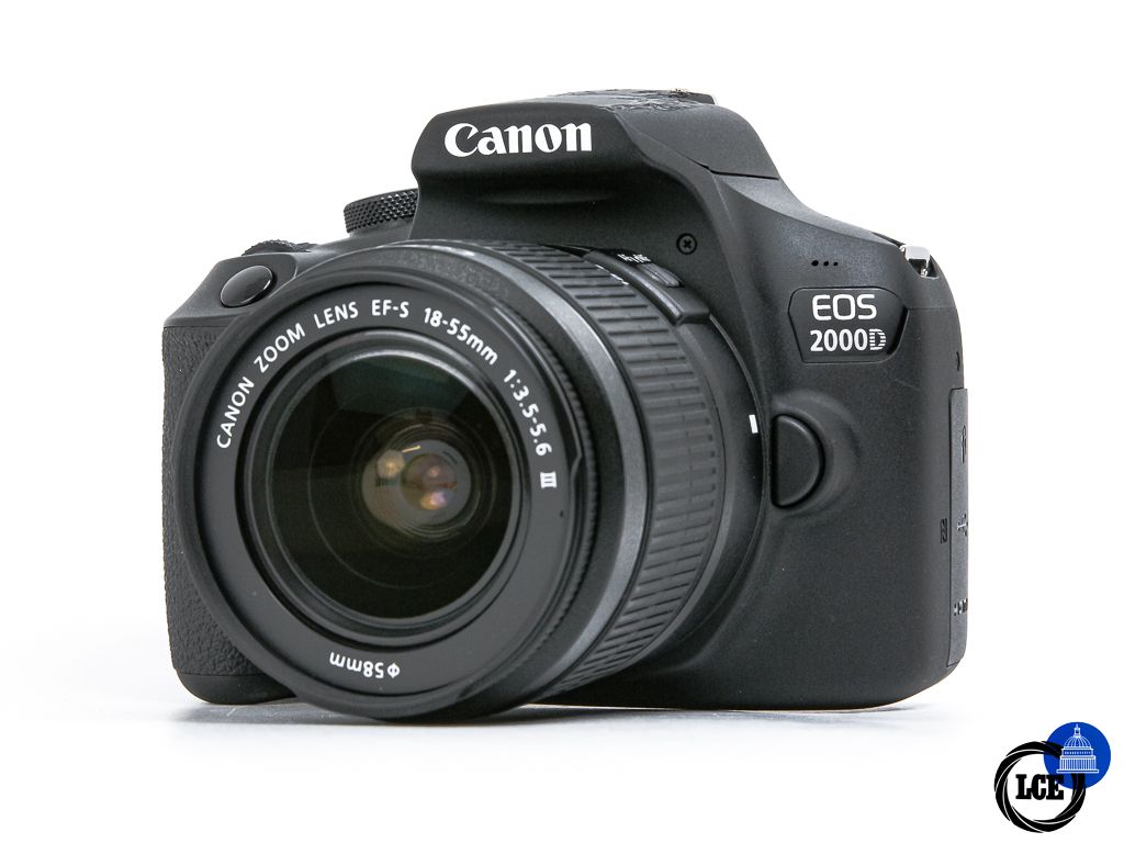 Canon EOS 2000D + 18-55mm III **3k Shutter Count**