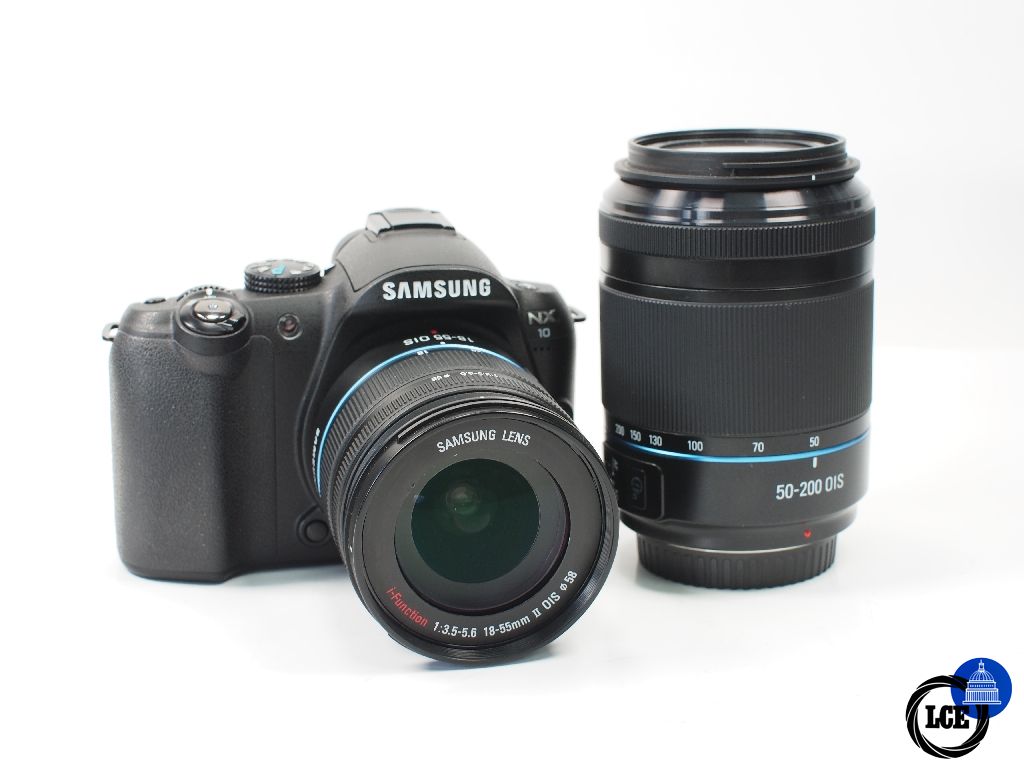 Samsung NX10 w/ 18-55mm + 50-200mm 