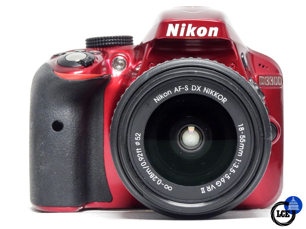 Nikon D3300 + 18-55mm f/3.4-5.6G II (RED EDITION)