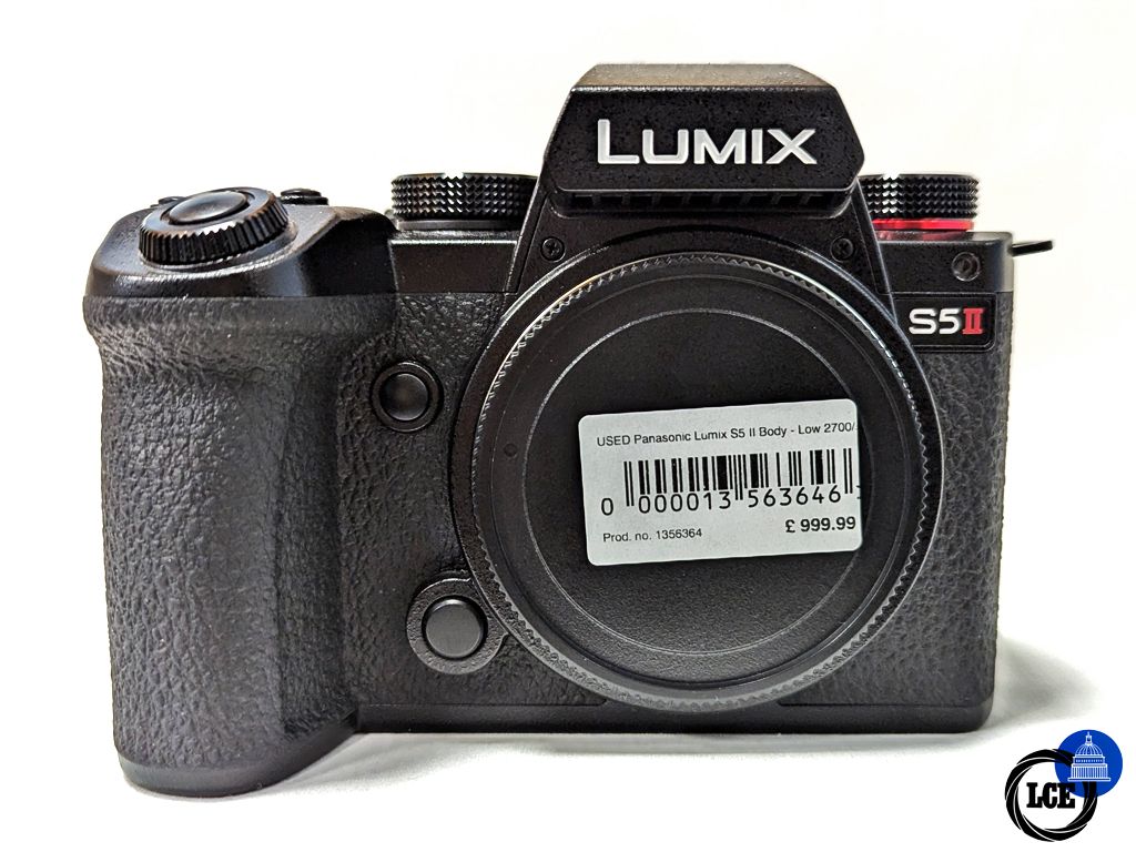 Panasonic Lumix S5 II Body - Low 2700 Shutter Count!