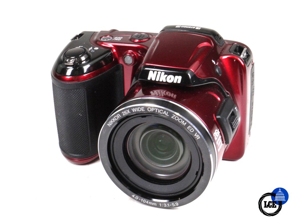 Nikon Coolpix L810 - Red - 23-585mm (26x Optical Zoom)