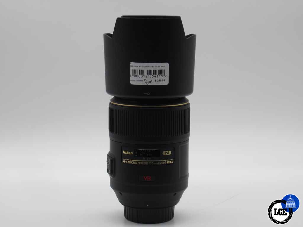 Nikon AF-S 105mm f/2.8 G ED VR Micro (Boxed)