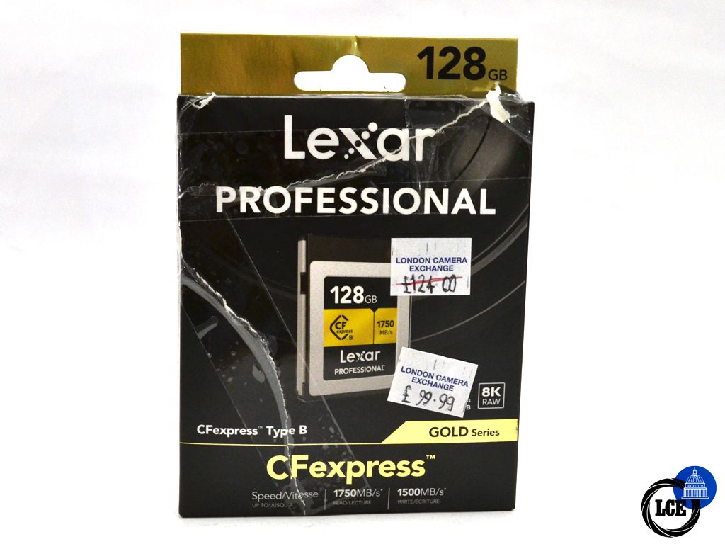 Lexar 128GB CFexpress Type B (open box)