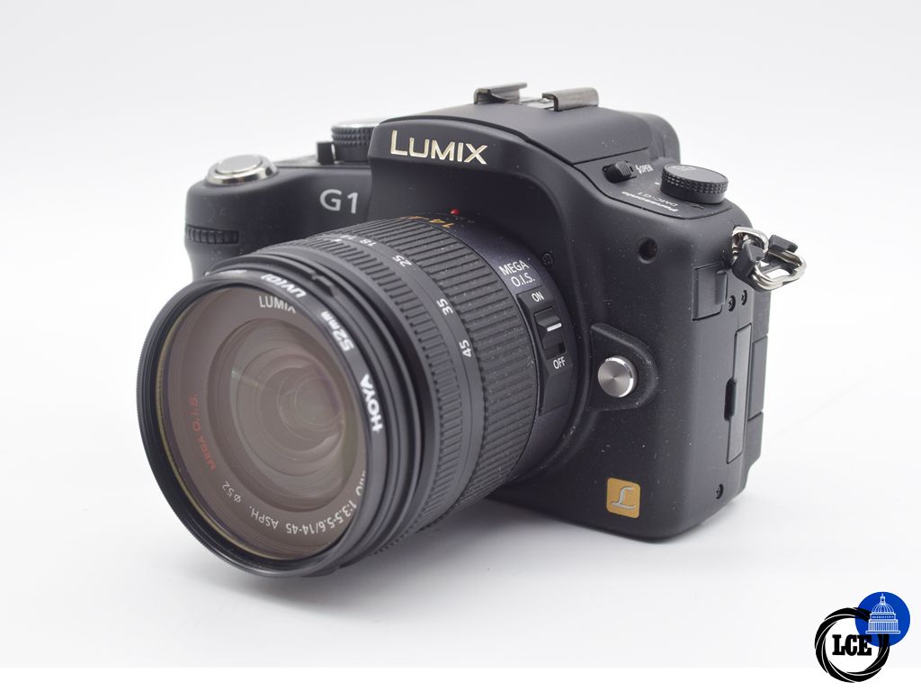 Panasonic Lumix G-1 + 14-45mm f/3.5-5.6 ASPH MEGA O.I.S 