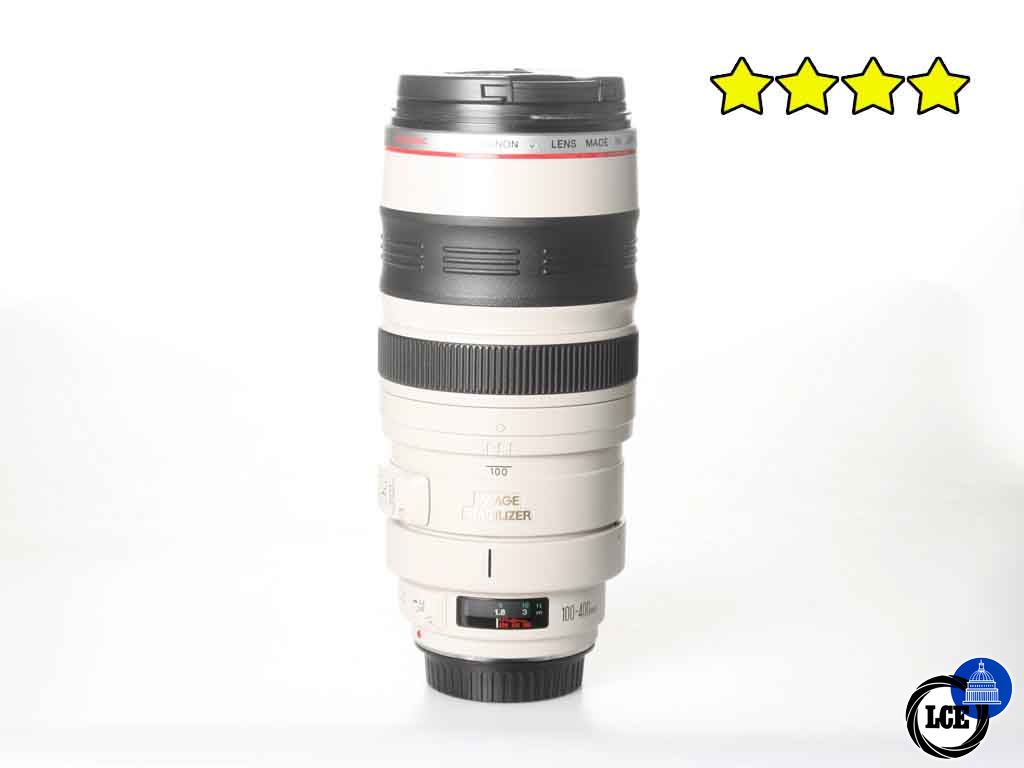 Canon EF 100-400mm f/4.5-5.6 L IS USM (BOXED) with Case and Hood