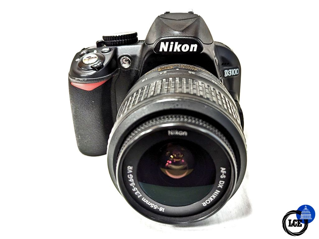 Nikon D3100 + AF-S 18-55mm F3.5-5.6 G VR - Low 8k Shutter Count