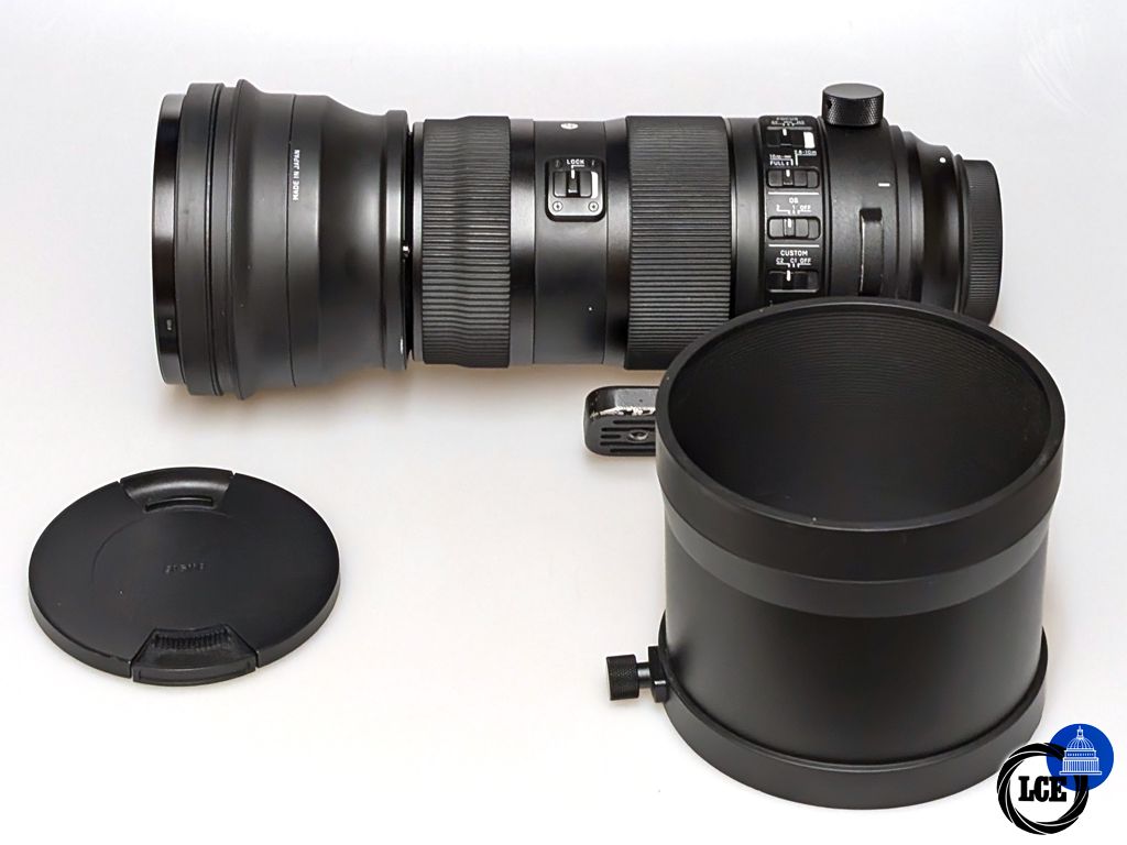 Sigma 150-600mm F5-6.3 DG OS Sports + 105mm Filter Canon Fit 