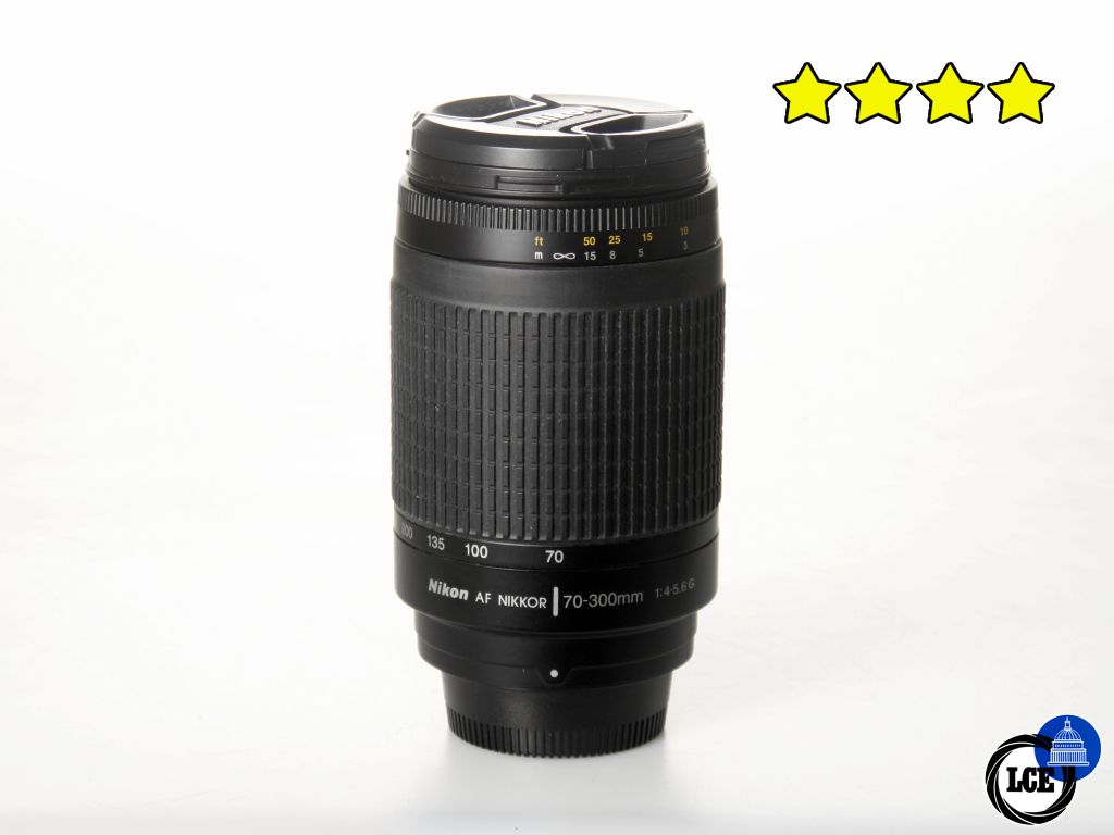 Nikon 70-300mm f4-5.6 G AF (with Hood)