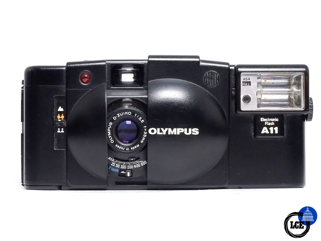 Olympus XA2 + A11 Flash (x2)