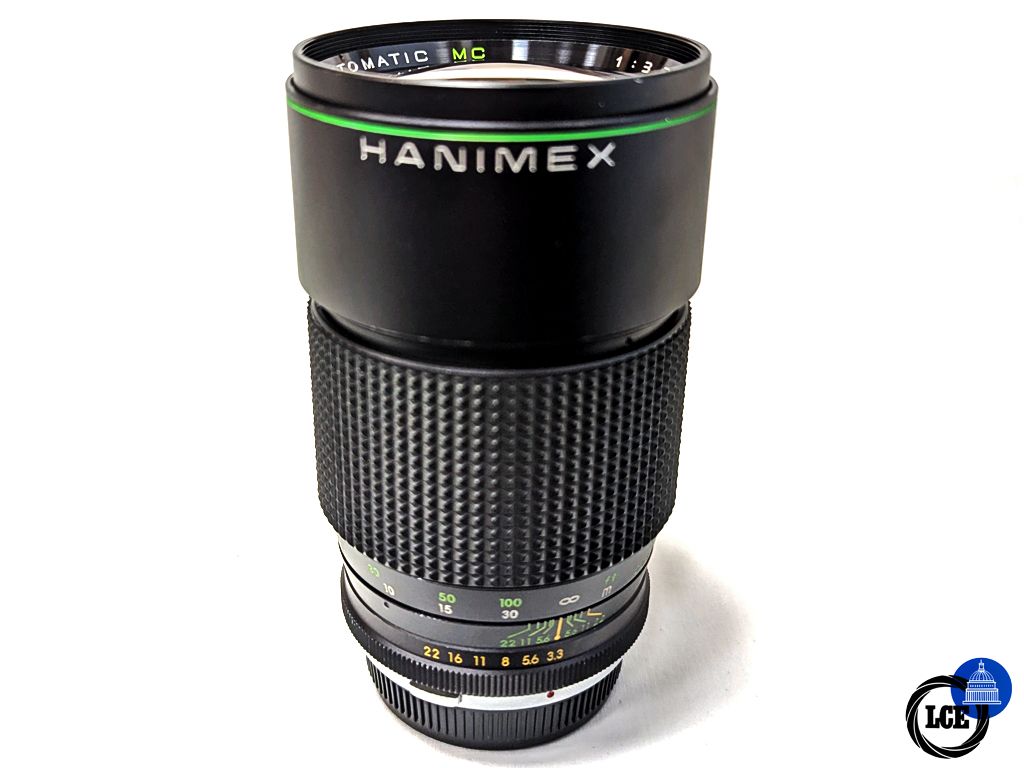 Hanimex 200mm F3.3 MC OM Fit