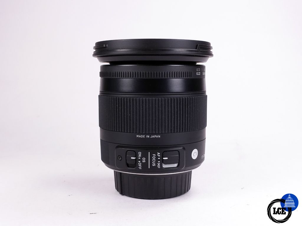 Sigma 17-70mm 2.8-4 DC Nikon