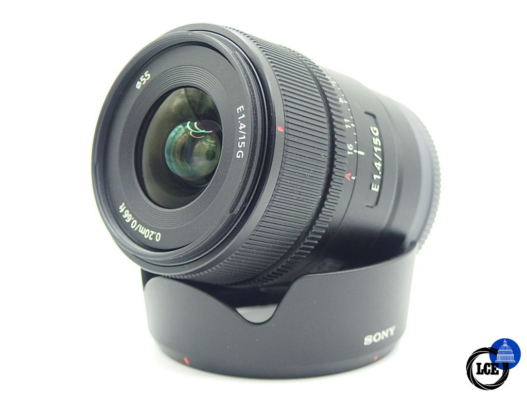 Sony E 15mm f/1.4 G