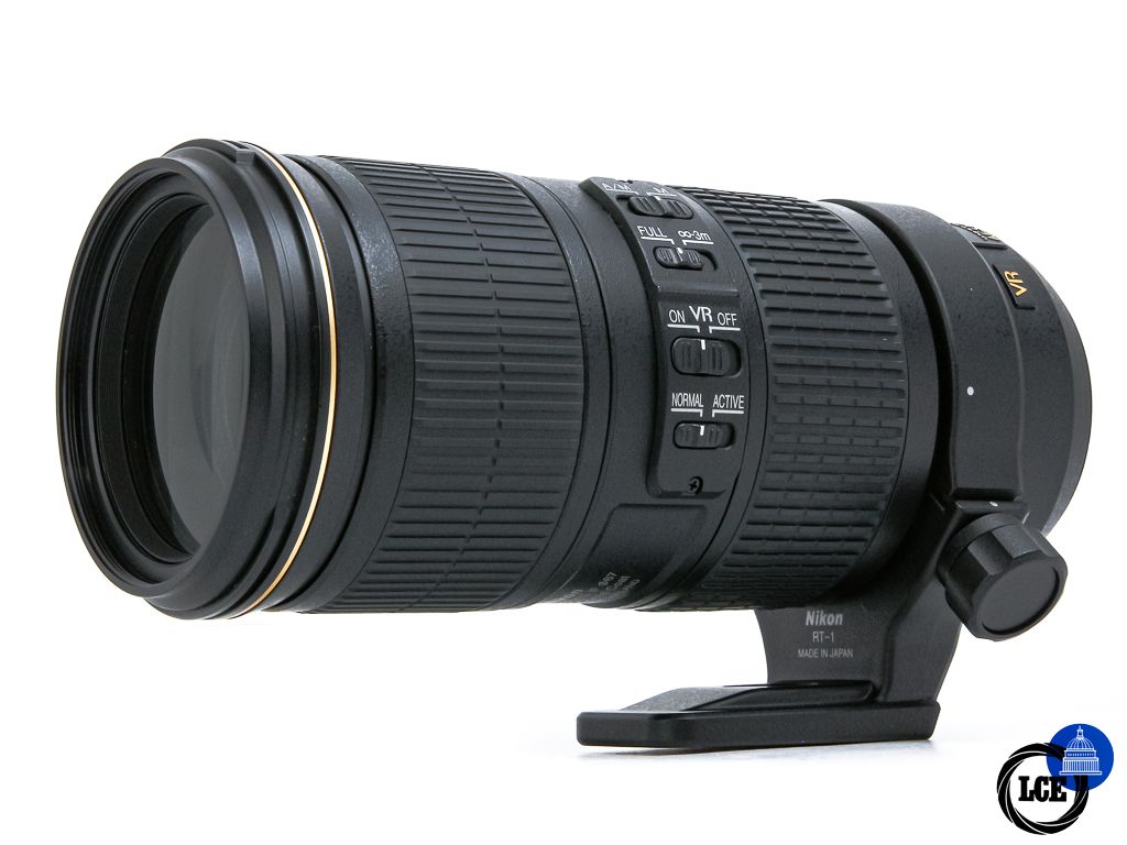 Nikon AF-S 70-200mm f4 G ED VR + RT-1 Tripod Collar