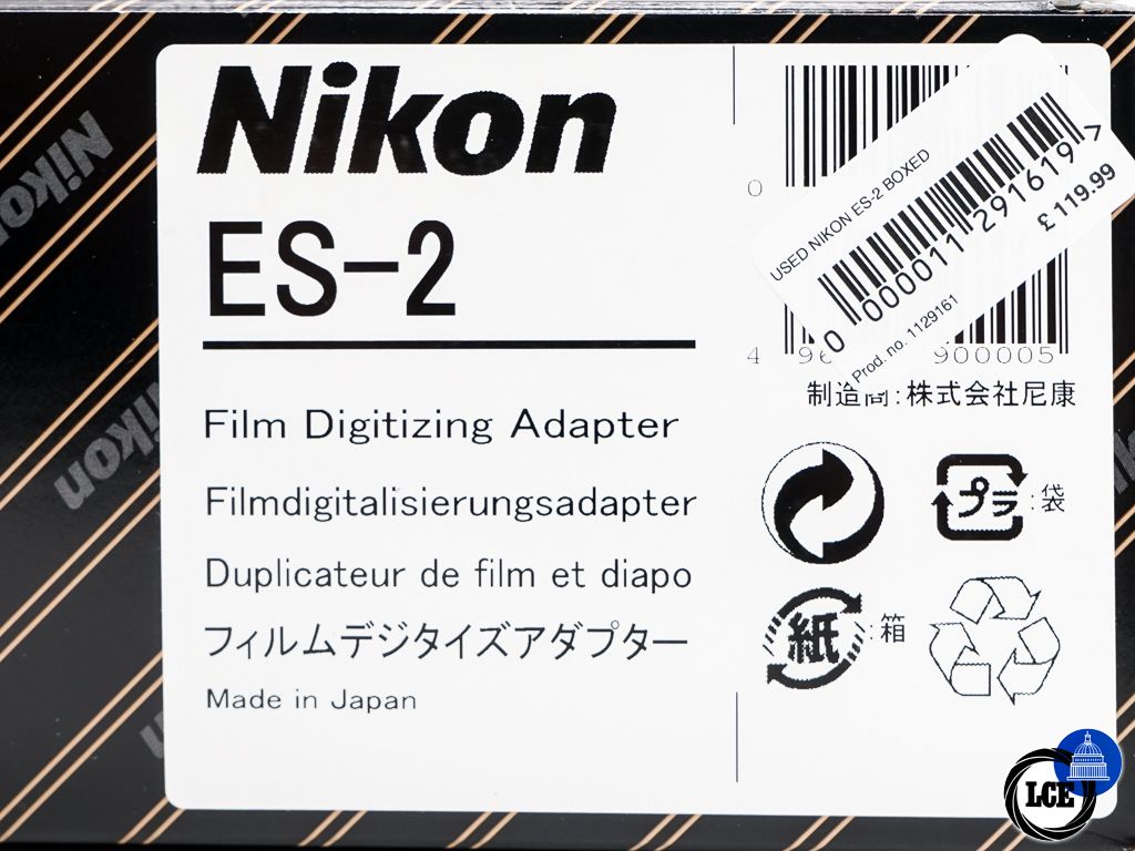 Nikon ES-2 Film Digitizing Adapter