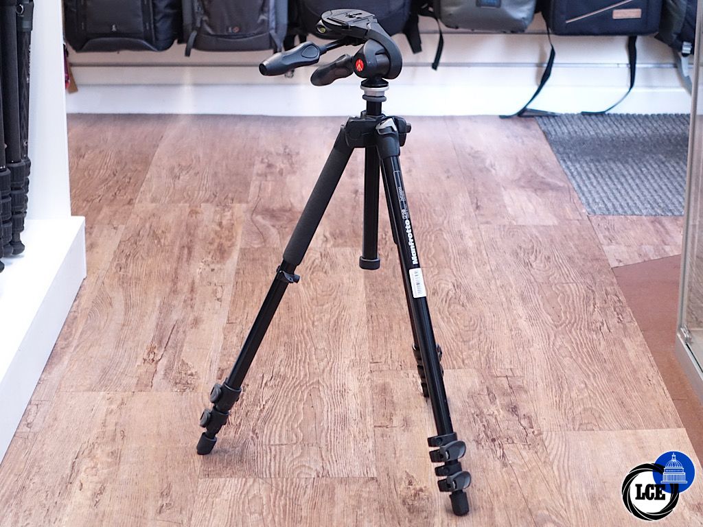 Manfrotto MT293A3 Aluminium Tripod + Adapto Head Kit | 4*