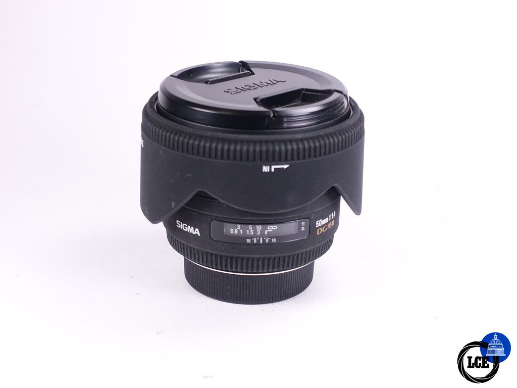 Sigma 50mm f1.4 EX DG HSM Nikon AF