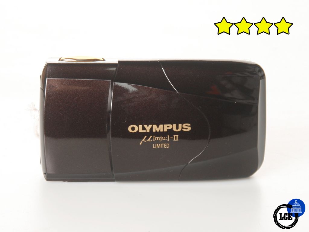 Olympus mju-II Limited Edition (35mm Compact Camera) with Original Case and Strap