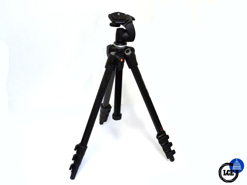 Manfrotto 732CY + 293A3-RC1 Carbon Fibre Tripod