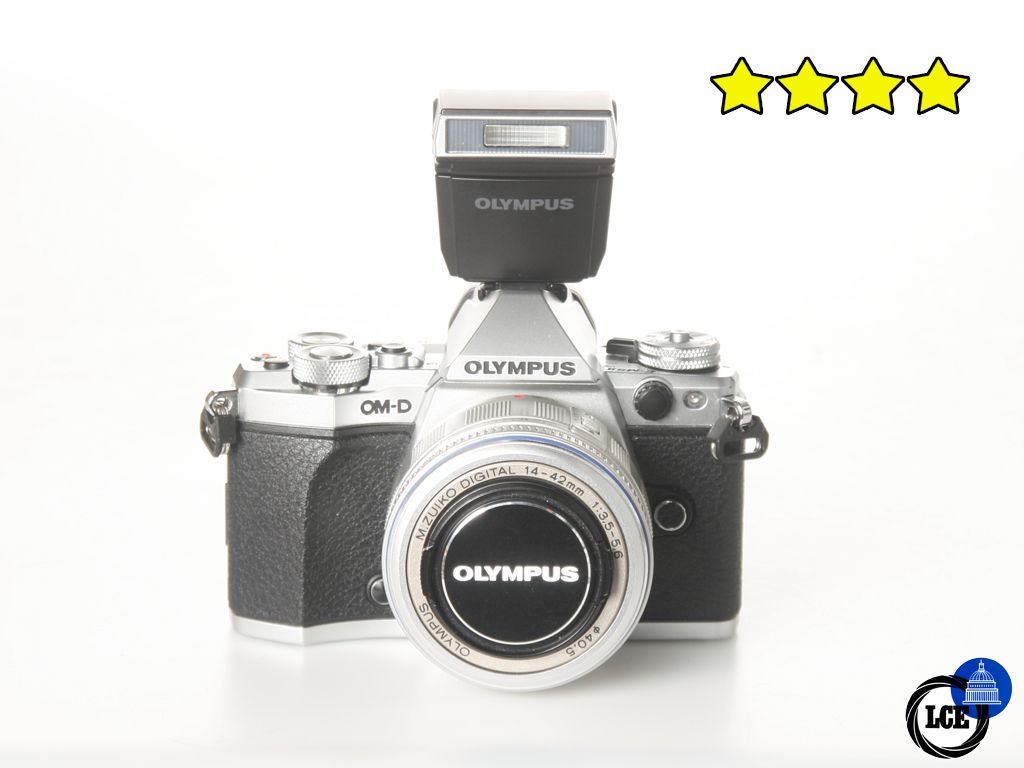 Olympus OM-D E-M5 Mark II+14-42mm & Flash (Low Shutter Count 1,033)