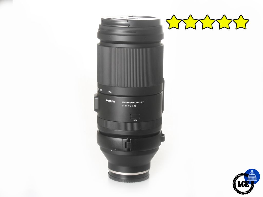 Tamron 150-500mm F/5-6.7 Di III VC VXD - Sony FE Fit (with Hood)