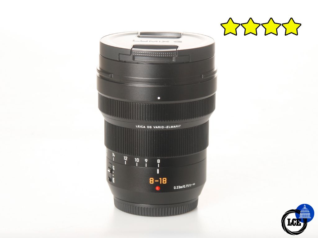 Panasonic Leica DG 8-18mm f2.8-4 Asph Vario-Elmarit - Micro 4/3rd Fit (with Hood)