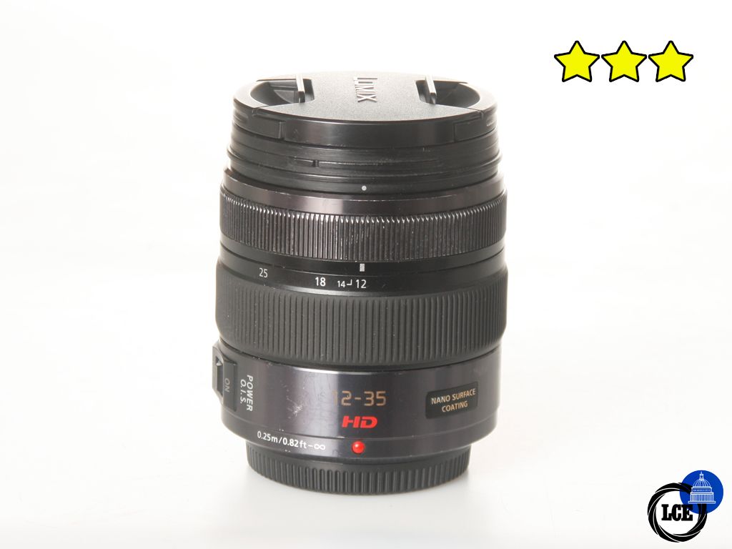 Panasonic 12-35mm f2.8 Asph X Vario Power O.I.S - Micro 4/3rds Fit (with Hood)