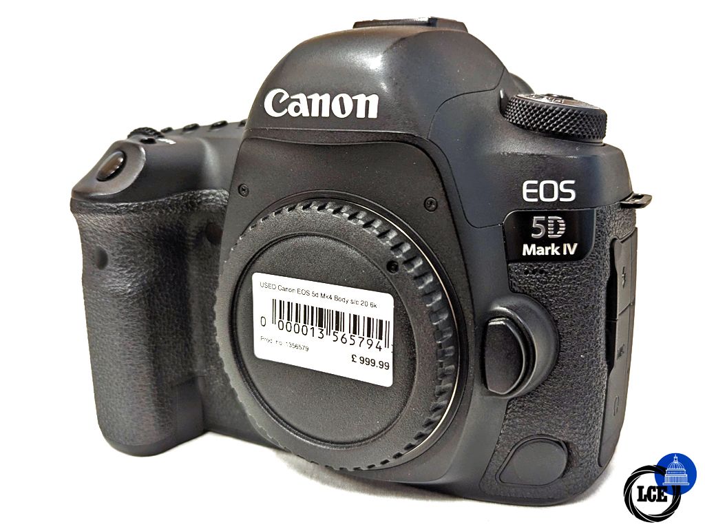 Canon EOS 5D MK4 Body - 20.6k Shutter Count 