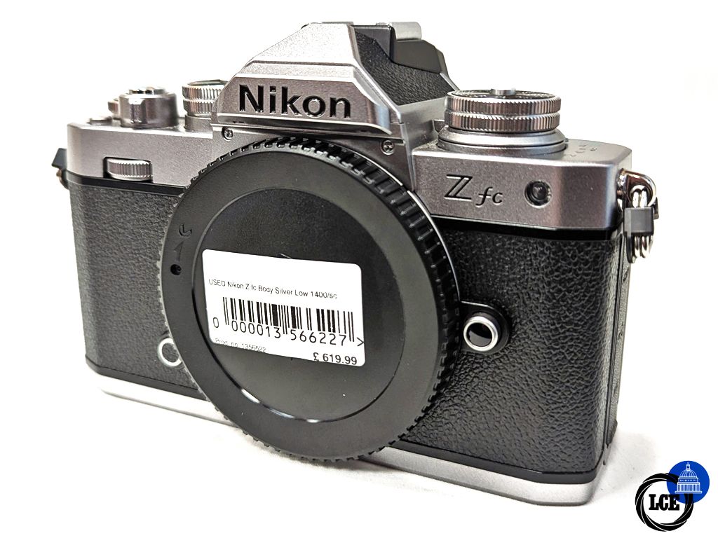 Nikon Zfc Body Silver - Low 1400 Shutter Count 