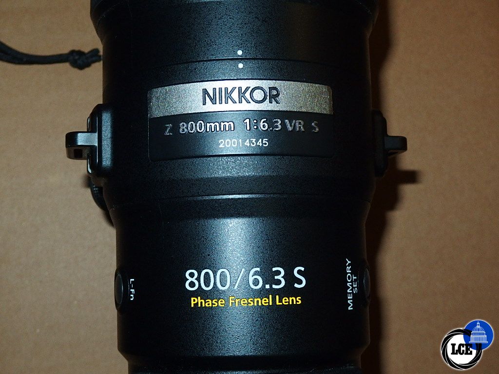 Nikon Z 800mm F6.3 VR S