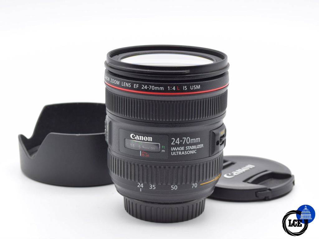 Canon EF 24-70mm f/4 L IS USM (inc Hood)