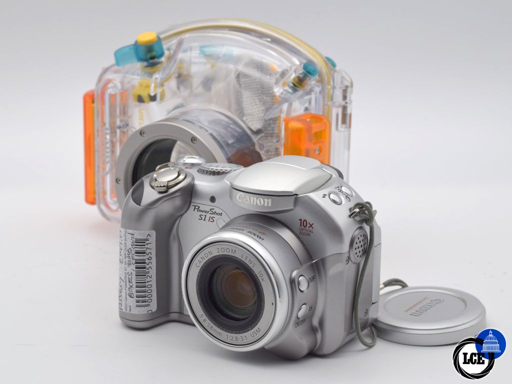 Canon Powershot S1 IS + WP-DC20 Underwater Housing