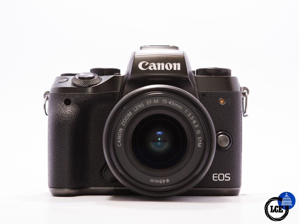 Canon EOS M5 + EF-M 15-45mm f3.5-6.3 IS STM *Low shutter count*